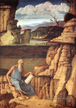  giovanni - Saint Jérôme en train de lire Renaissance Giovanni Bellini